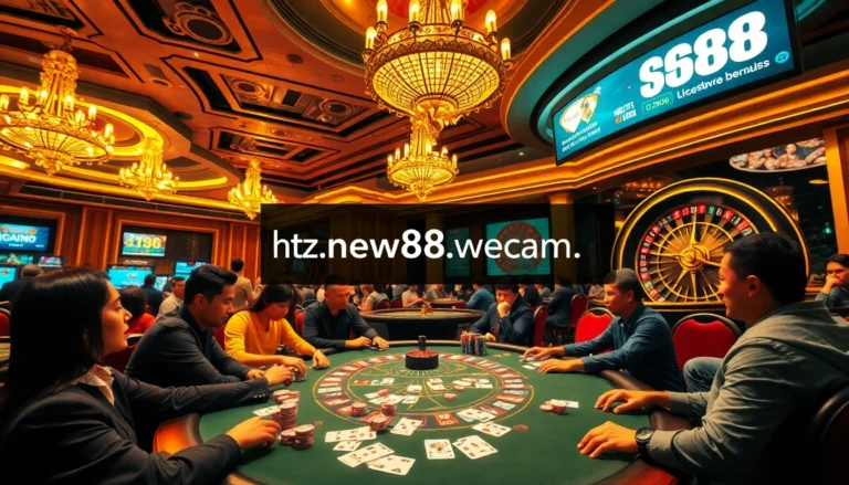 Experience thrilling action at the poker table with https://new88.webcam/ where players engage with vibrant chips and cards.